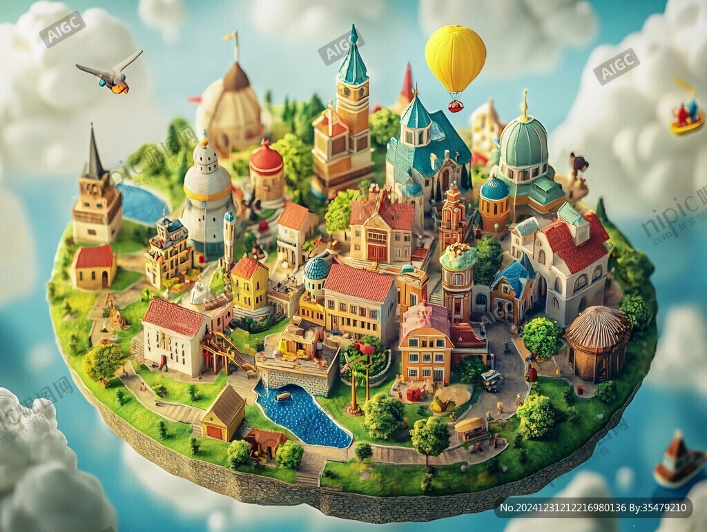 3d立体插画风格