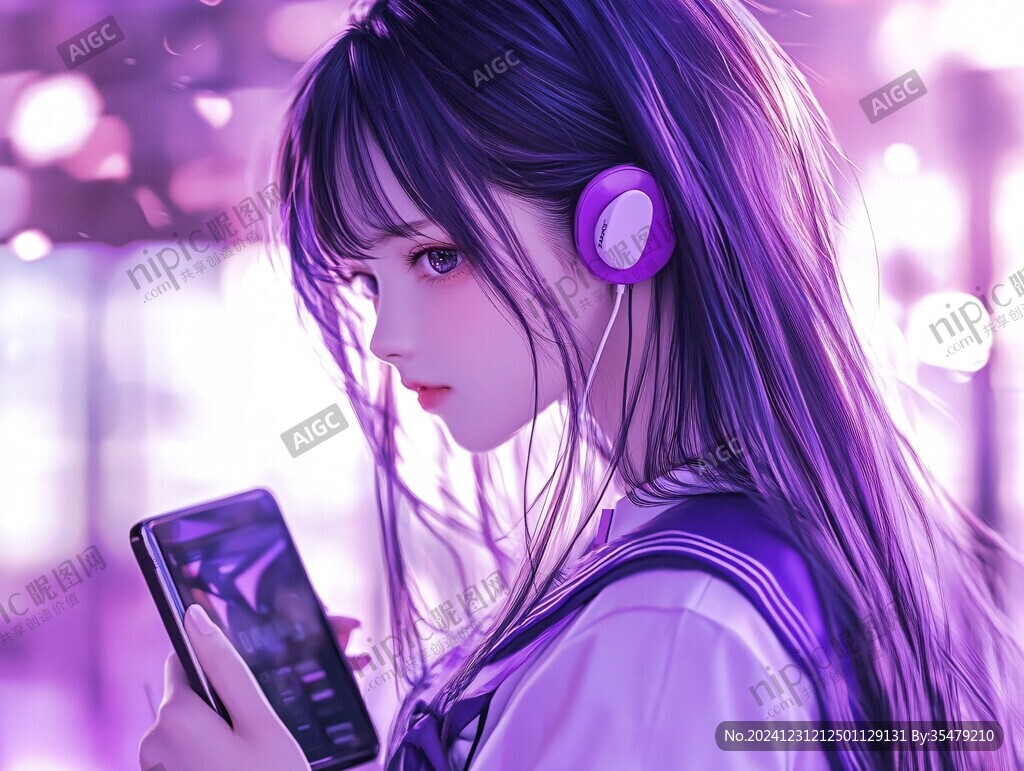 板绘少女