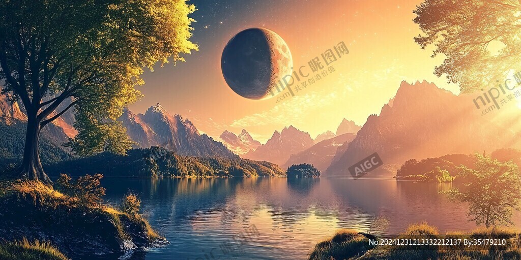 写实风景合成