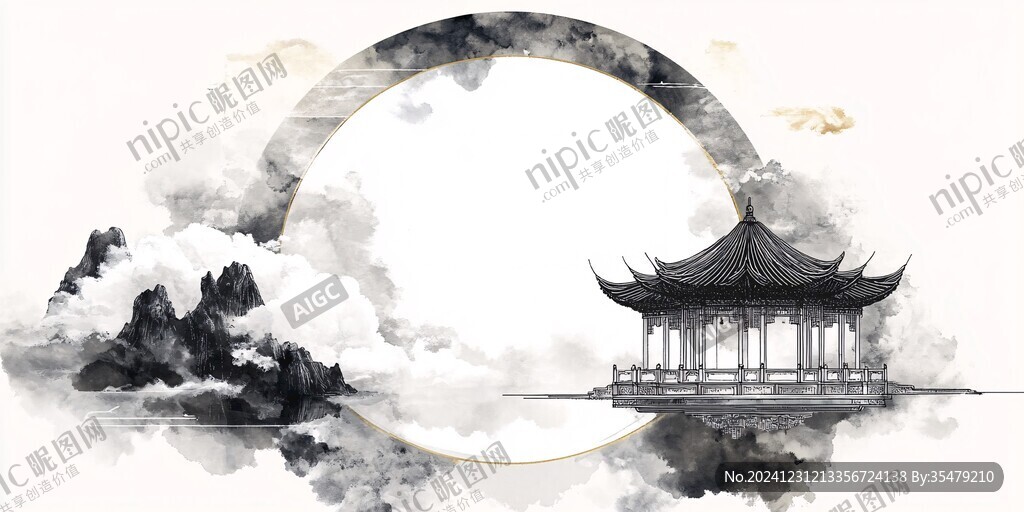 串月桥插画