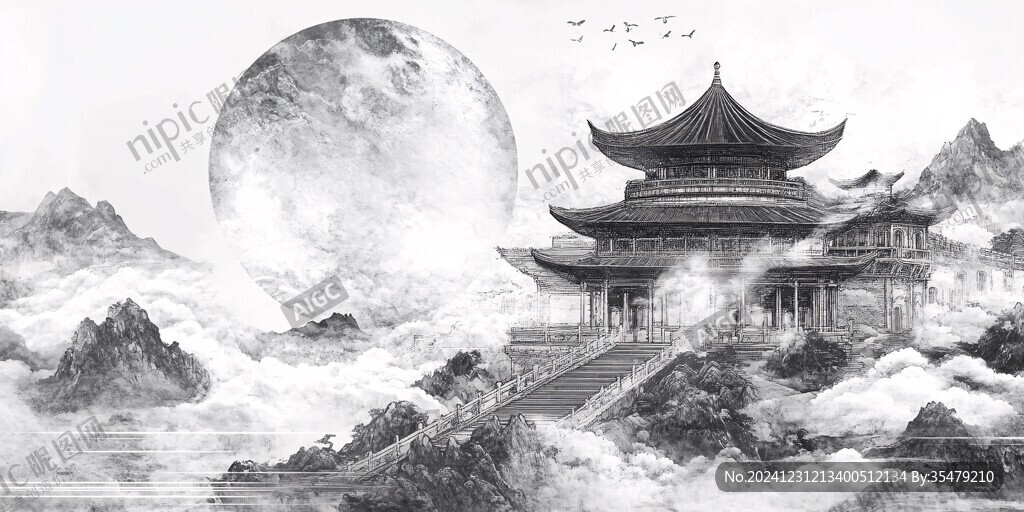 古风仙境天上宫阙