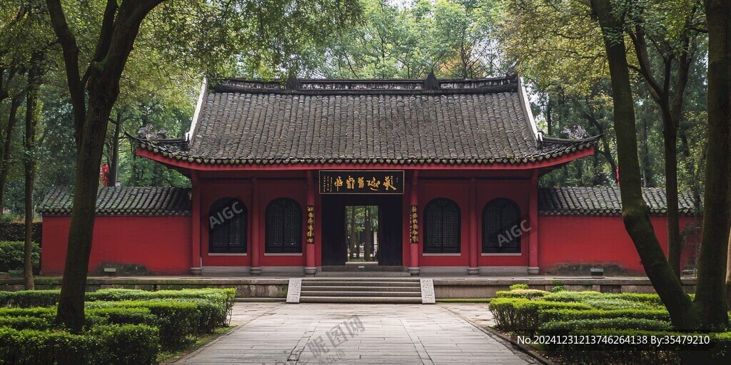 郫县望丛祠秋色