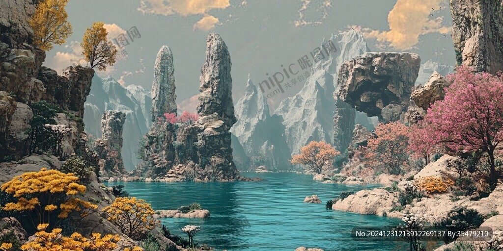 游戏山水场景