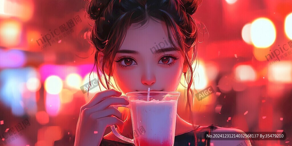 写实人物插画