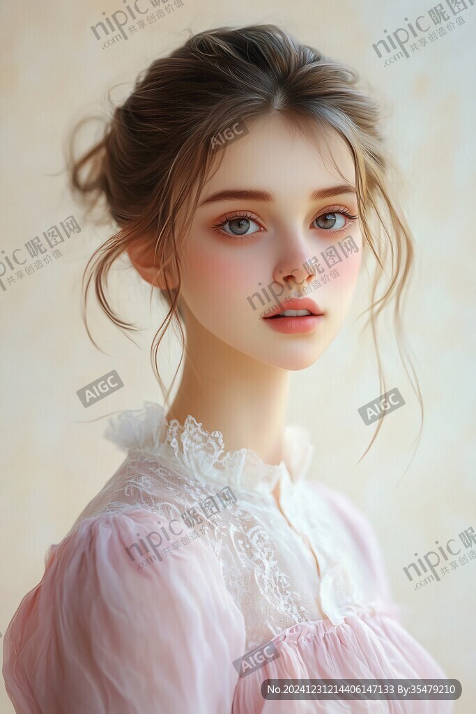 写实人物插画