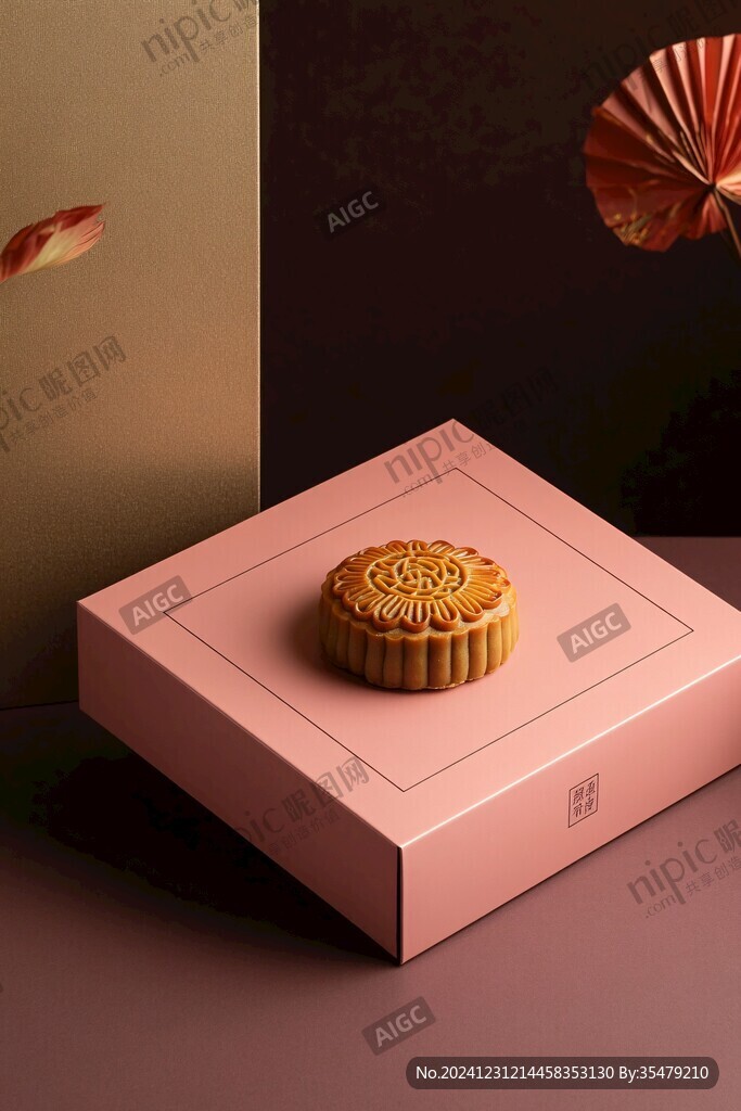 简约中秋月饼礼盒