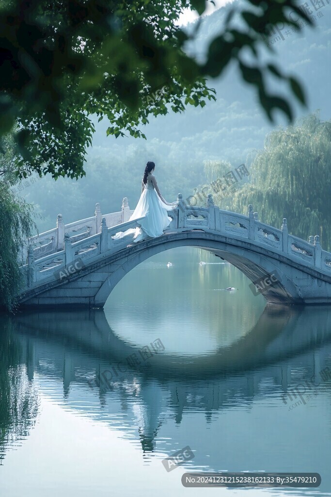 小桥倩影