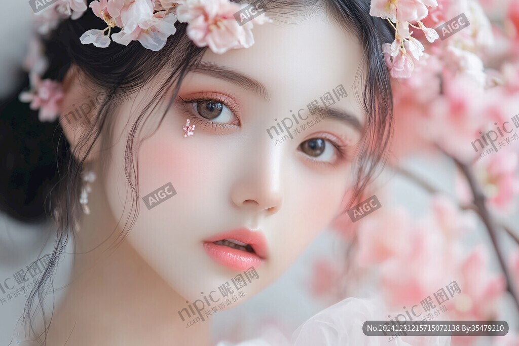 仙气清冷少女壁纸图片