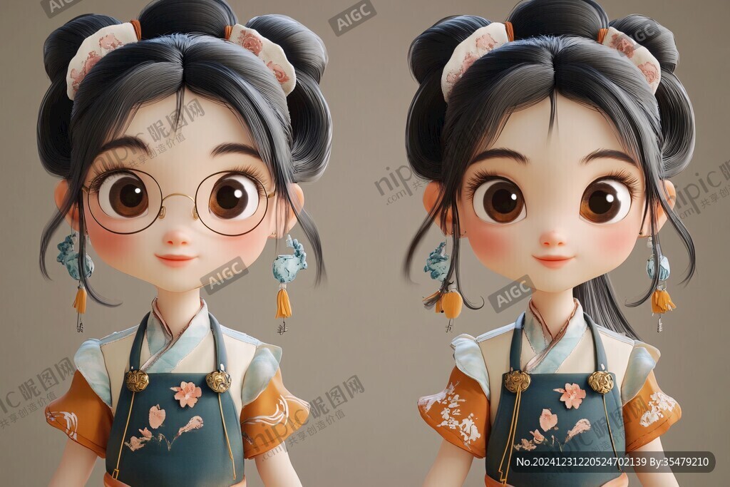 仿3d卡通形象