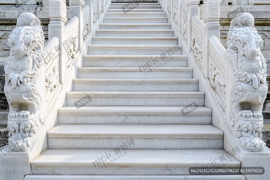 古建筑石阶梯