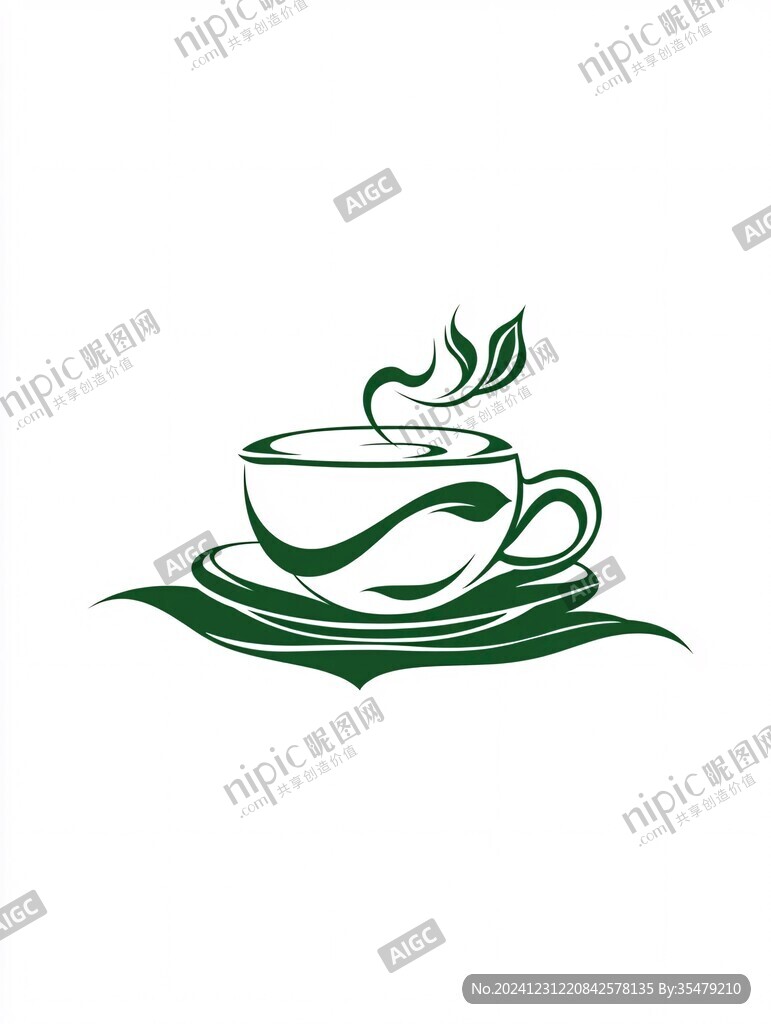 茶杯食品饮料logo