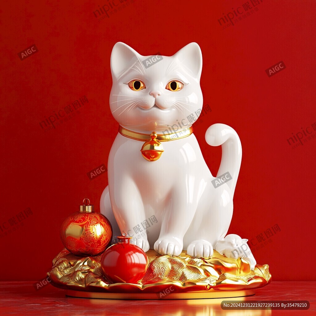 招财猫摆件