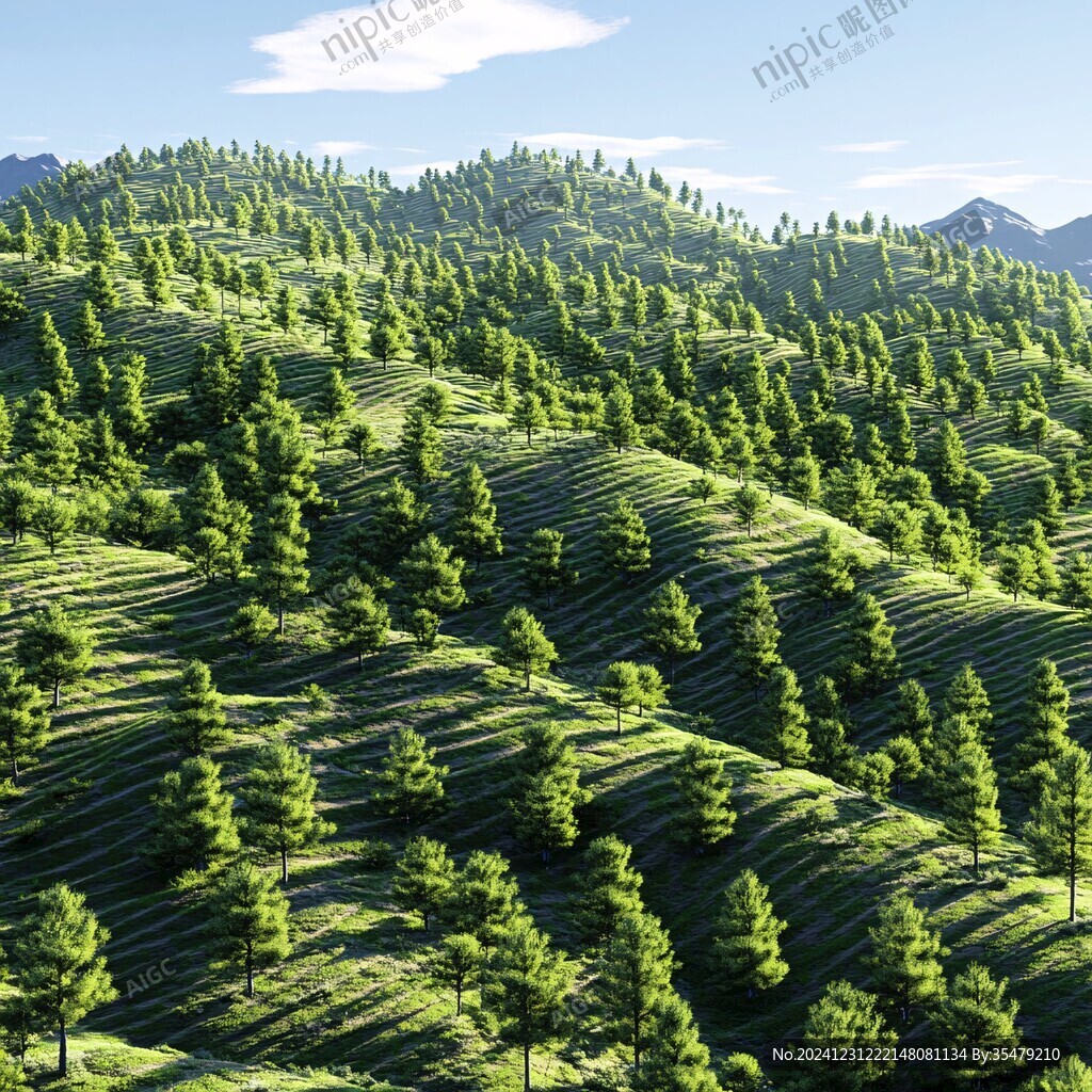 荒山造林