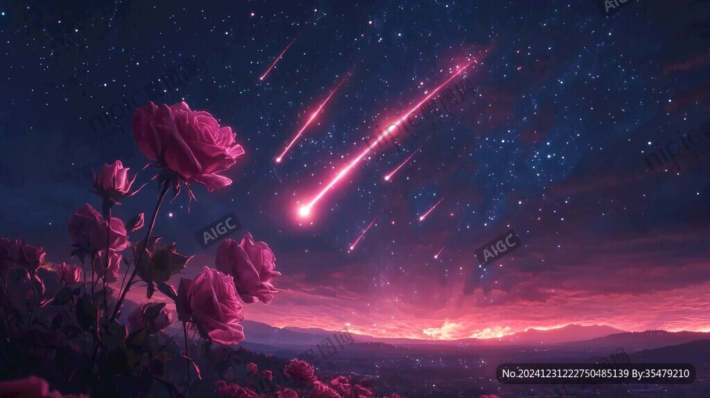 唯美流星雨