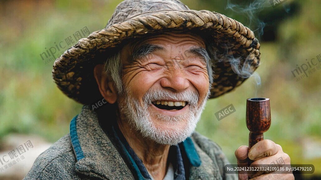 淳朴笑脸