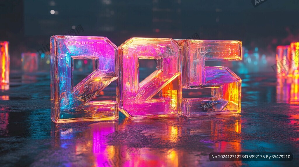 2023炫酷立体字