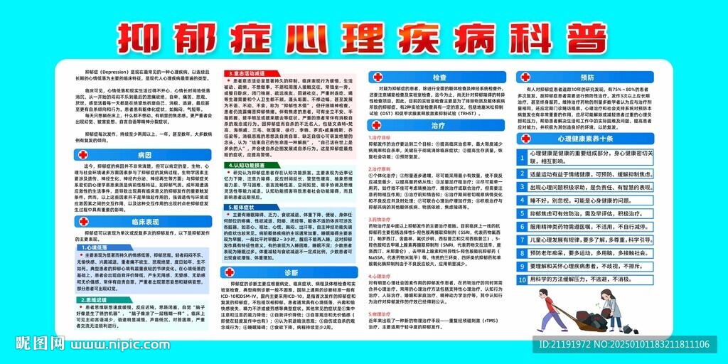 抑郁症心理疾病科普