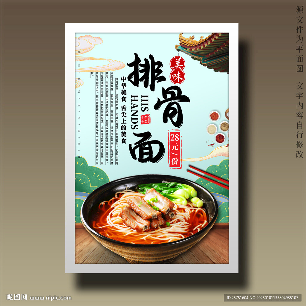 排骨面
