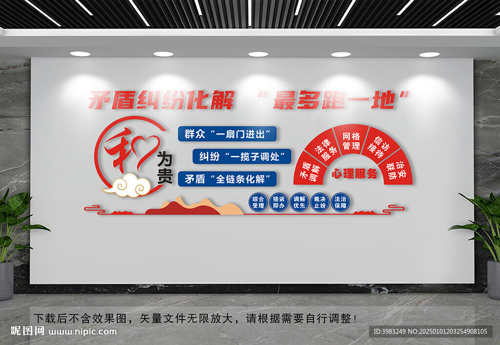矛盾纠纷文化墙