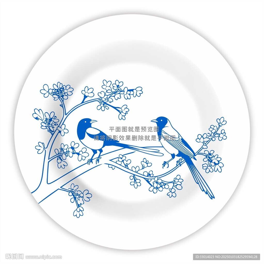 喜鹊梅花