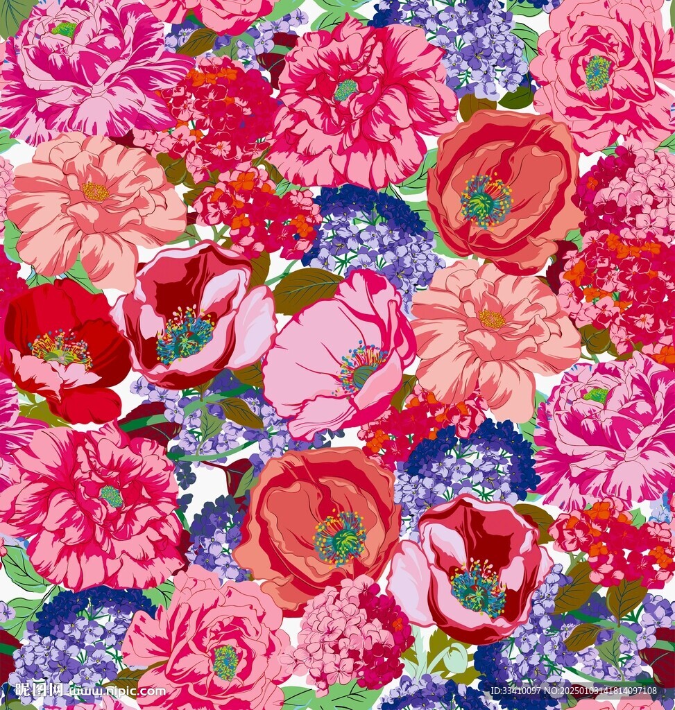 手绘花