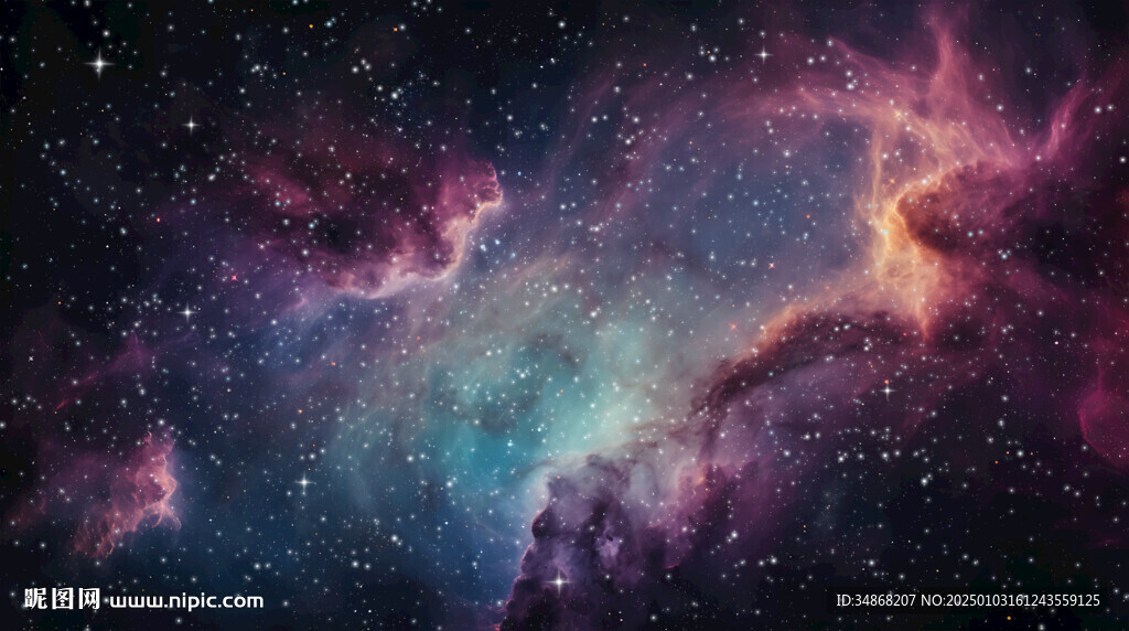 宇宙星空天花软膜背景