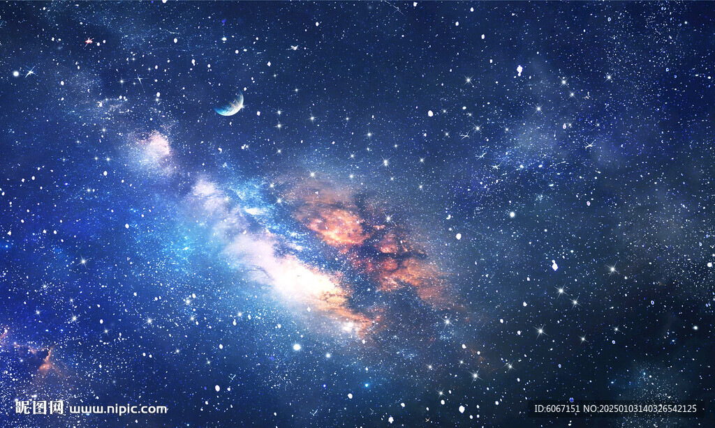 蓝色星空天花软膜