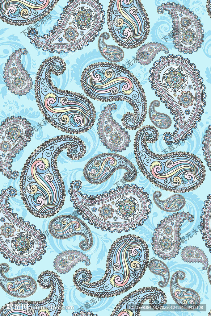 佩斯利纹印花