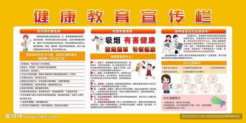 健康教育宣传栏