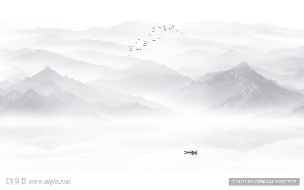 新中式山水画