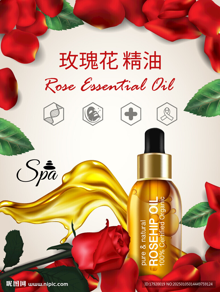 火红玫瑰精油