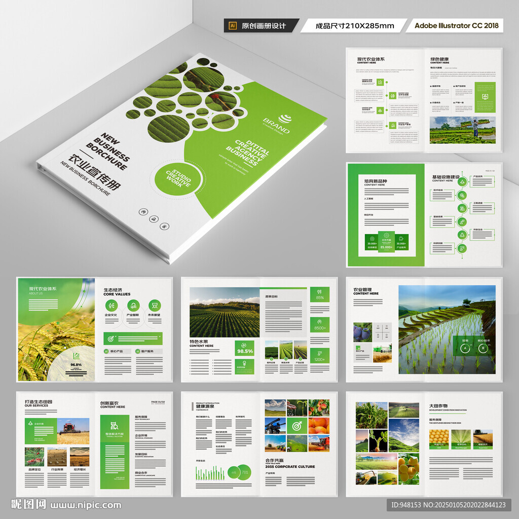 农业合作社画册