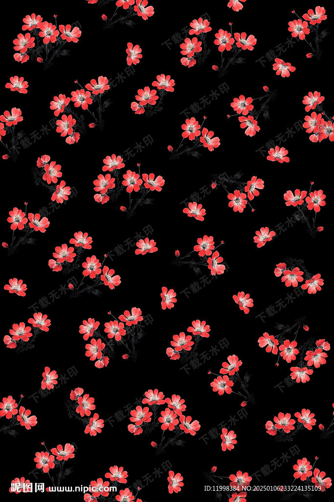 小碎花图案