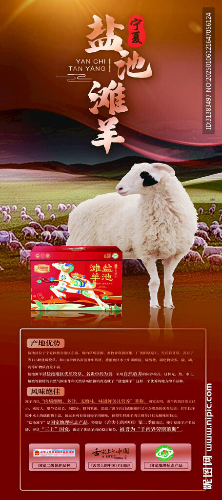 宁夏盐池滩羊