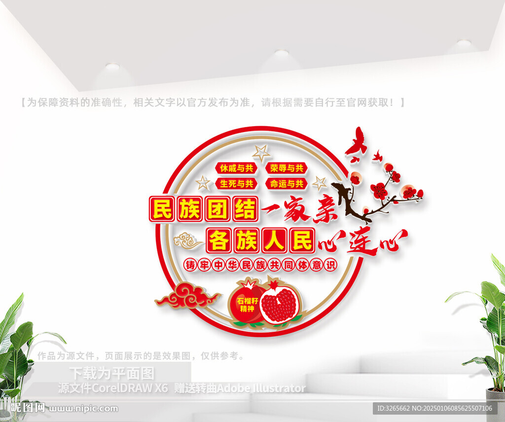 民族团结文化墙