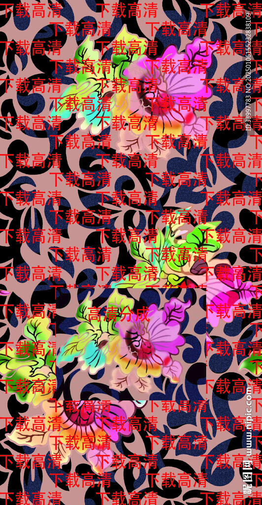 手绘花