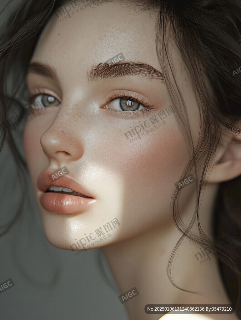 写实人物插画
