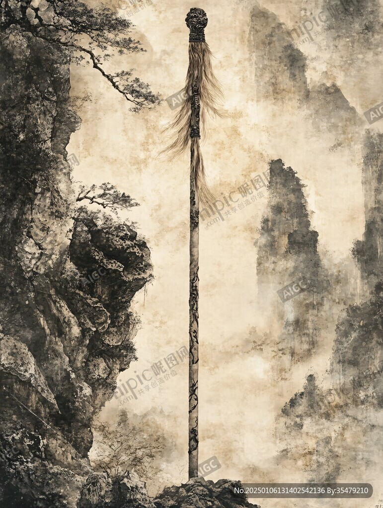 龙首木祖杖