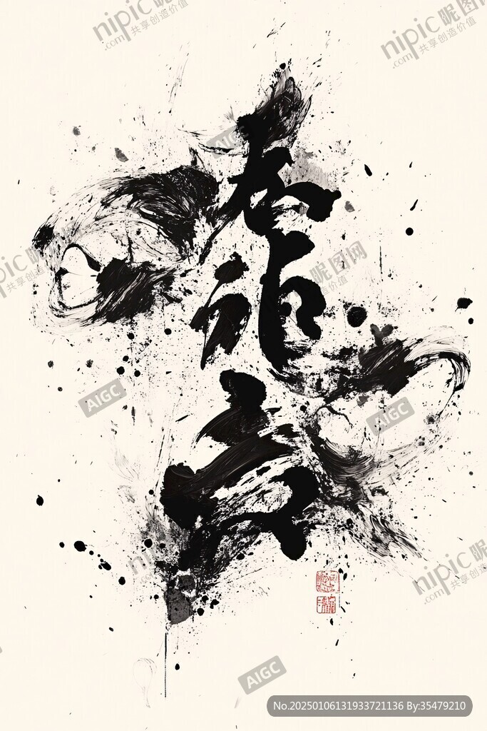 天道无常手写字体