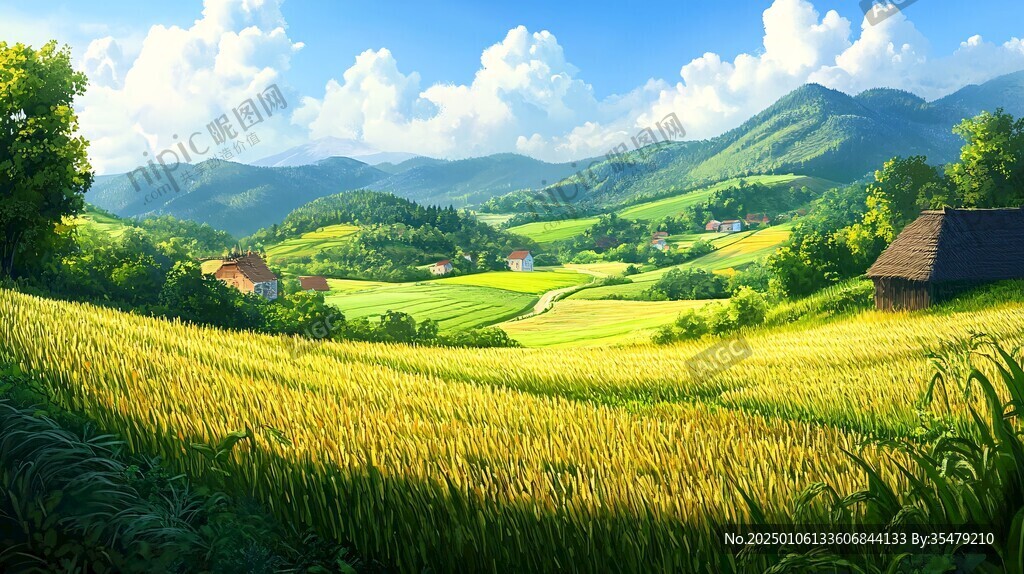 超宽幅田园景色