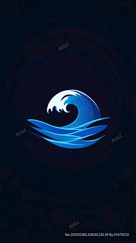 海浪海洋大海logo