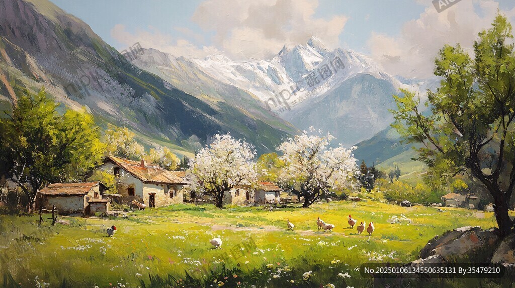 唯美农村场景