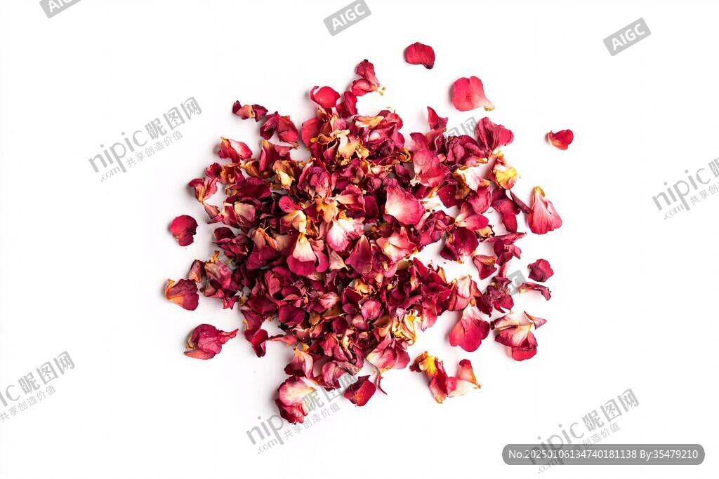 玫瑰花茶白底图