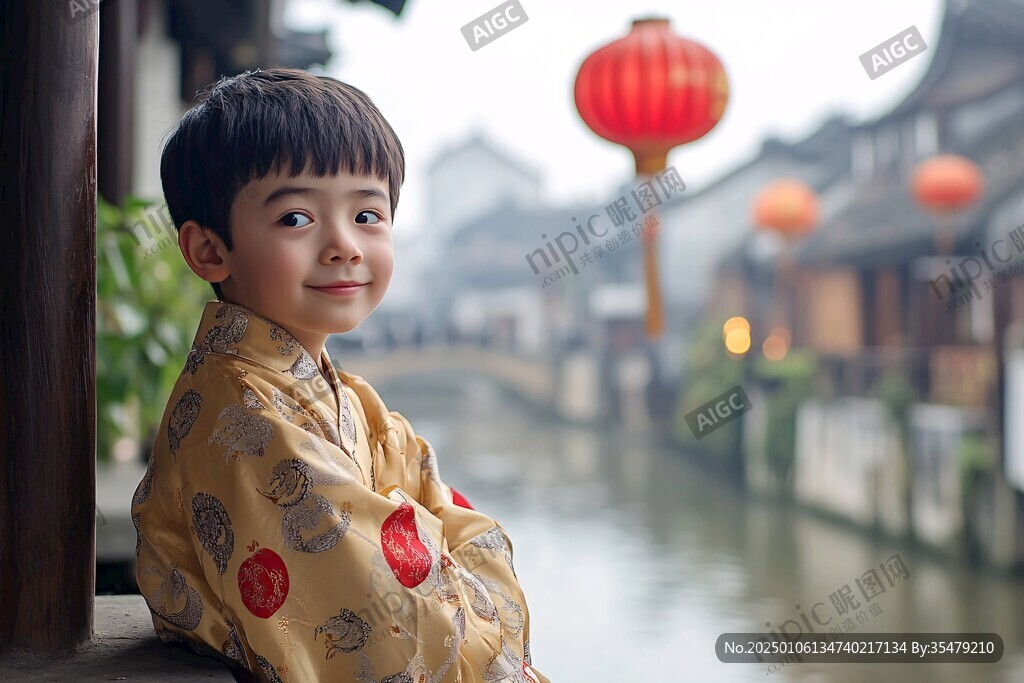 汉服男孩