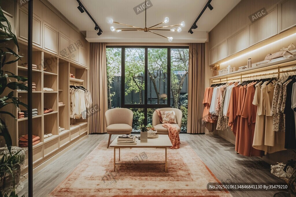 家居服装店内景