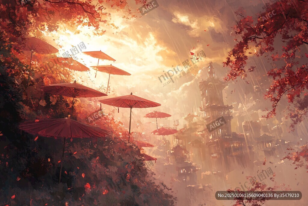 唯美古风场景