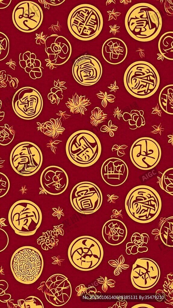 福气底纹