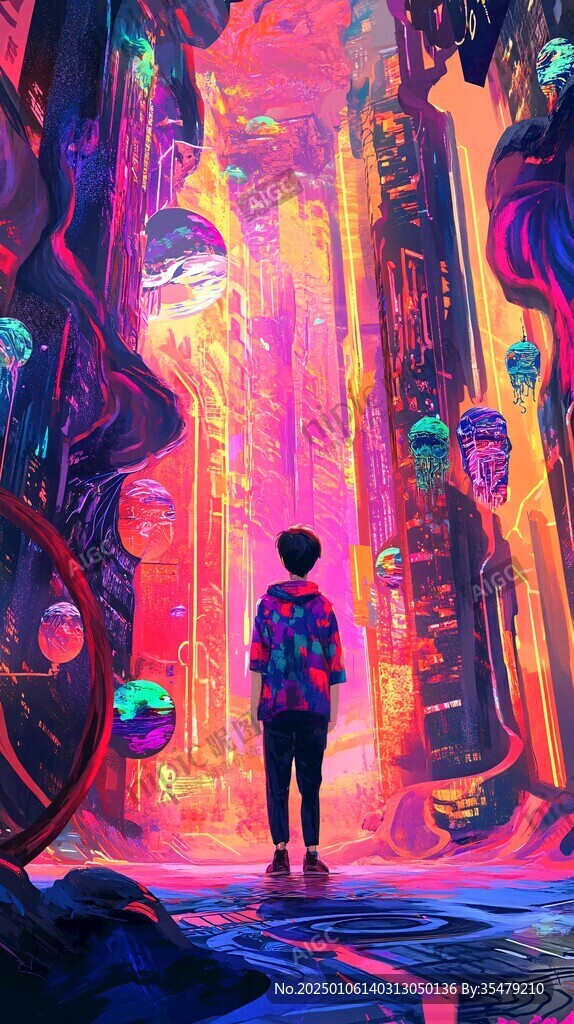 科幻插画风