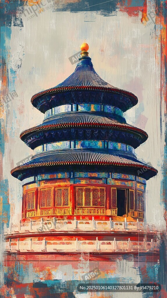 天坛鼠绘