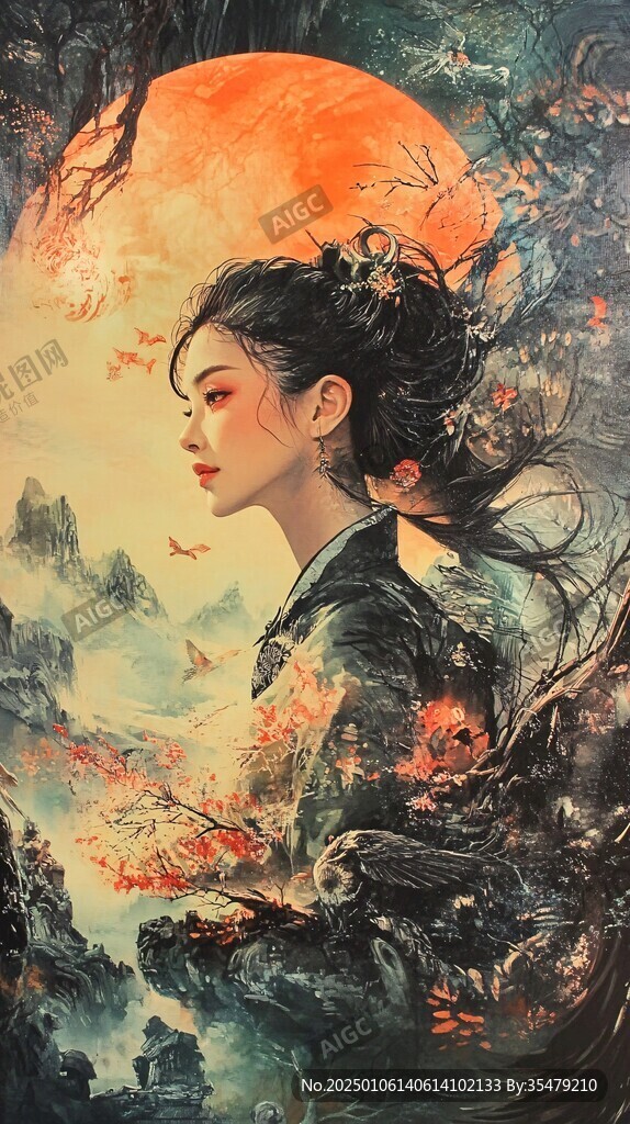 卸岭插画